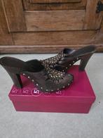 Dames klompen, echte leer, Kleding | Dames, Schoenen, Ophalen of Verzenden, Zo goed als nieuw, Bruin