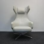 Vitra Grand Repos Design Fauteuils| Creme Wit | Leer | Stoel, Huis en Inrichting, Fauteuils, Gebruikt, Ophalen of Verzenden, 75 tot 100 cm