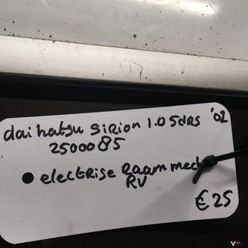 Daihatsu Sirion 1.0 5drs 2002 wagennr 2500085 Elektr Raammec beschikbaar voor biedingen