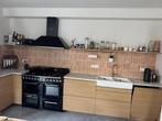 2 jaar oude Ikea keuken greeploos hout, Ophalen, Hoekkeuken, Zo goed als nieuw, Greeploos
