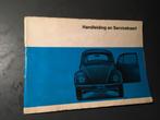 Instructieboekje Volkswagen Kever 1967, Ophalen