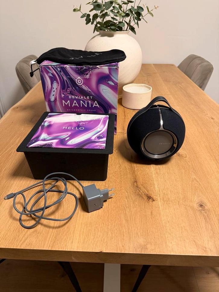 Devialet Mania - Draagbare High-End Speaker, Audio, Tv en Foto, Luidsprekers, Zo goed als nieuw, Overige typen, 60 tot 120 watt