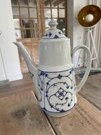 Vintage koffiepot Winterling Schwarzenbach Bavaria blauw wit, Ophalen