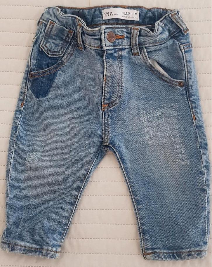 Zara spijkerbroek jeans blauw maat 74 baby kleding broek, Kinderen en Baby's, Babykleding | Maat 74, Zo goed als nieuw, Jongetje