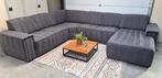 GRATIS LEVERING Z.G.A.N U-bank antraciet 320x250 GEREINIGD, Huis en Inrichting, Ophalen, Hoekbank, 300 cm of meer, Zo goed als nieuw