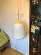 2 Orginele vintage school lampen, Huis en Inrichting, Lampen | Hanglampen, Ophalen, Zo goed als nieuw, Minder dan 50 cm