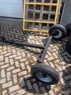aanhangwagen frame met as en wielen, Auto diversen, Aanhangwagen-onderdelen, Ophalen of Verzenden, Gebruikt