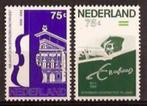 Nederland NVPH nr 1412/3 postfris Erasmus Concertgebouw 1988, Postzegels en Munten, Postzegels | Nederland, Verzenden, Na 1940