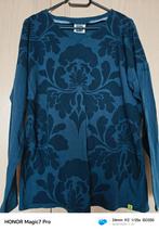 Budmil XL Lange Mouw Shirt - Blauw met Bloemen, Blauw, Maat 46/48 (XL) of groter, Budmil, Ophalen of Verzenden
