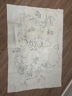Vloerkleed, speelkleed wereldkaart, dieren, jungle 90x130., Ophalen of Verzenden, Jongen of Meisje