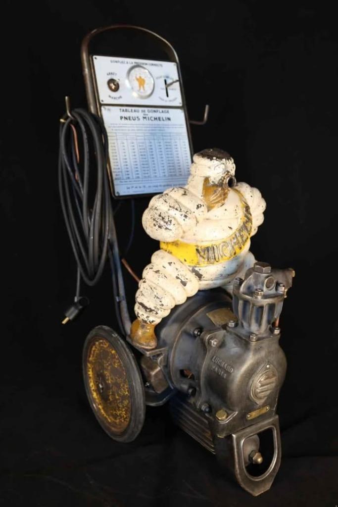 aluminium plaque compresseur Gonfleur MICHELIN Bibendum, Verzamelen, Merken en Reclamevoorwerpen, Reclamebord, Verzenden