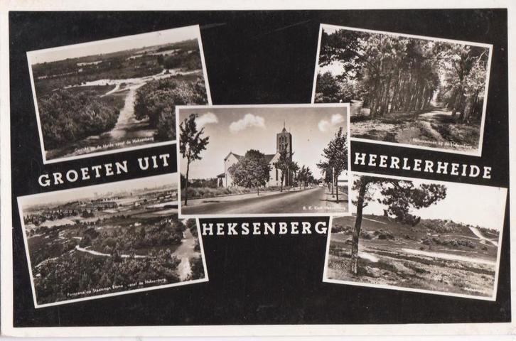 heerlerheide   heksenberg, Verzamelen, Ansichtkaarten | Nederland, Noord-Brabant, Voor 1920, Ophalen of Verzenden
