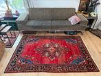 Perzisch tapijt 206x130 cm | vintage Heris | handgeknoopt