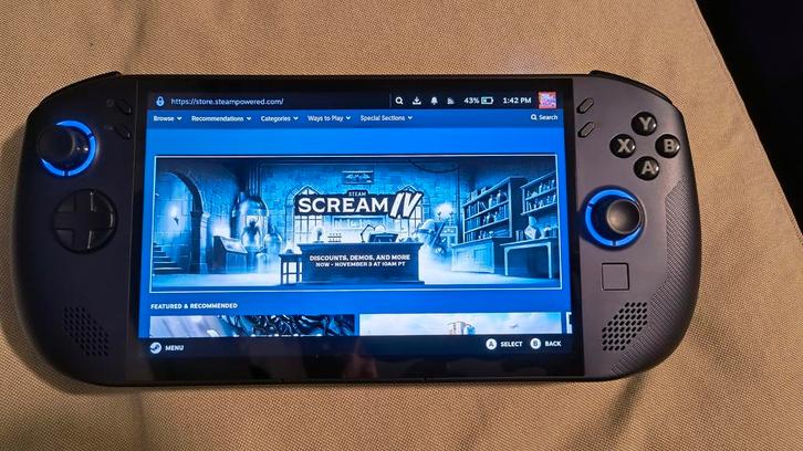 Lenovo Legion Go 1TB Z1 Extreme - Handheld Gaming PC, Spelcomputers en Games, Spelcomputers | Overige, Zo goed als nieuw, Ophalen of Verzenden