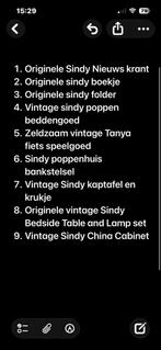 Vintage Sindy Meubel Set, Ophalen of Verzenden, Gebruikt