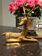 Massief koper hert 750 gr Verre Oosten VTG India, Thailand, Antiek en Kunst, Ophalen of Verzenden