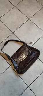 DKNY echt leer hand tas, Ophalen of Verzenden, Zo goed als nieuw, Zwart, Handtas