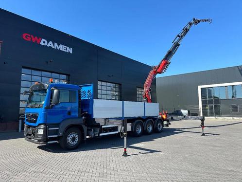MAN TGS 35.440 8x4-4 Tridem + Fassi F660 + Fly jib Euro 6, Auto's, Vrachtwagens, Particulier, ABS, Achteruitrijcamera, Airconditioning