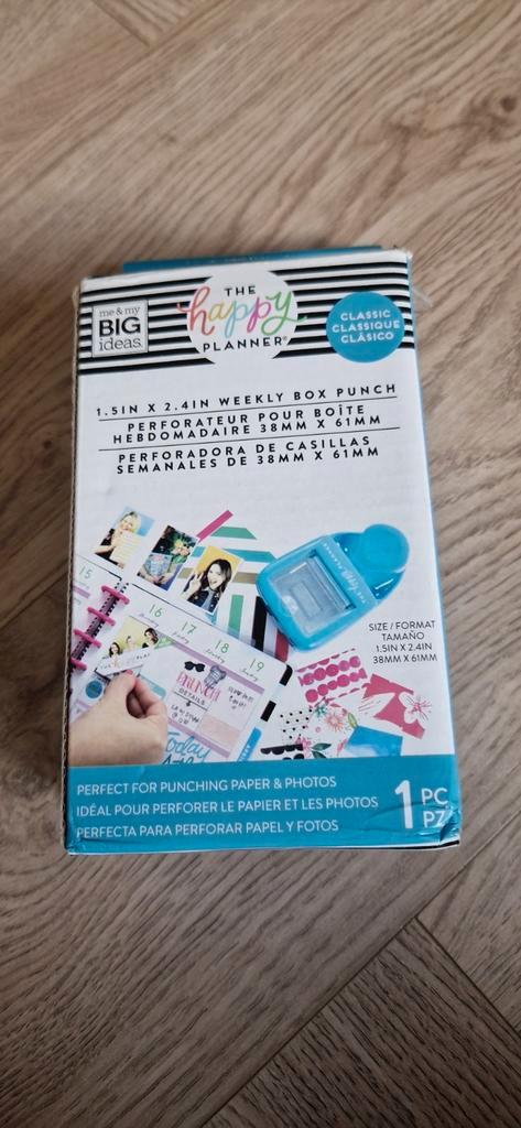 Happy Planner Box Punch, Hobby en Vrije tijd, Knutselen, Gebruikt, Knutselwerk, Ophalen of Verzenden