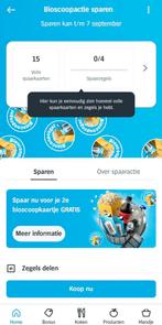 AH actie bioscoop kaartje, Tickets en Kaartjes, Kortingskaartje