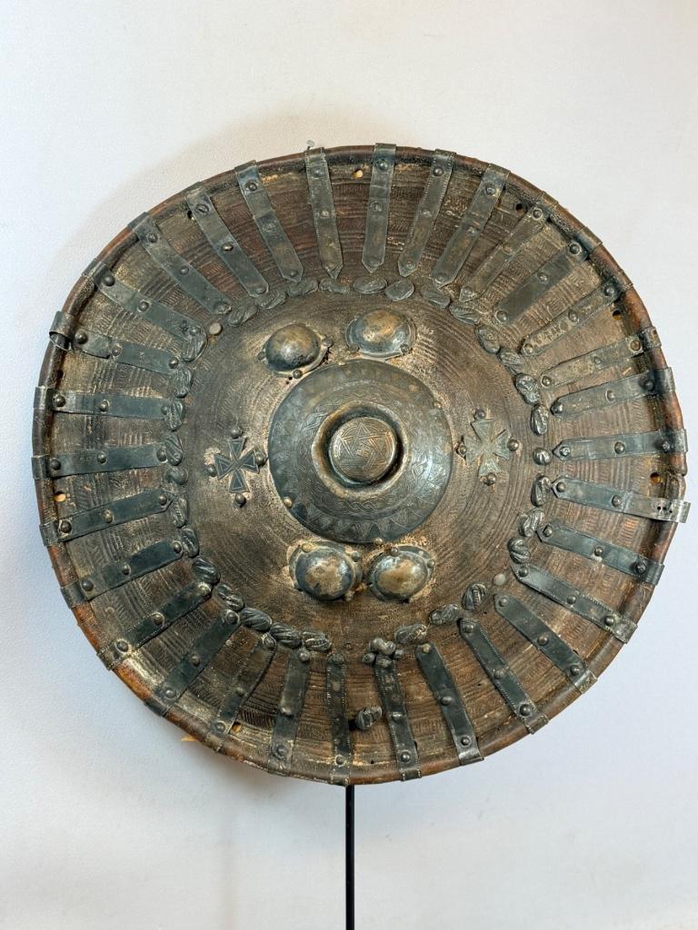 260162 Afrikaans Ethiopian Ras schild uit Ethiopië, Ophalen of Verzenden