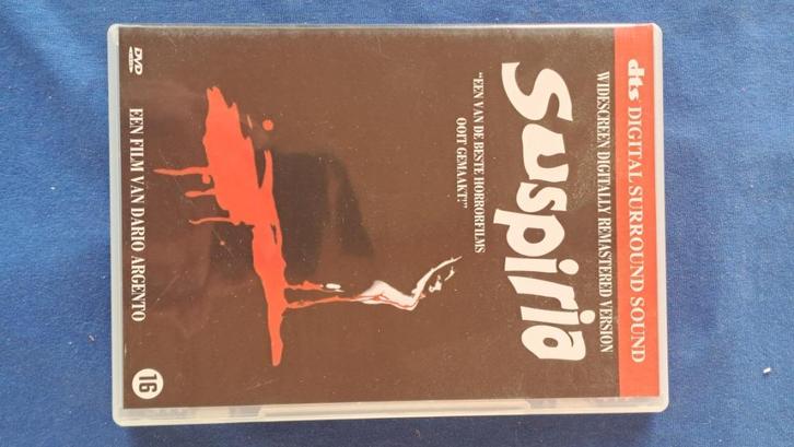Suspiria, Cd's en Dvd's, Dvd's | Horror, Zo goed als nieuw, Overige genres, Alle leeftijden, Ophalen of Verzenden