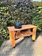 Nieuwe tuinkeuken met bbq, Houtskool, Zelf gemaakt, Ophalen of Verzenden, Zo goed als nieuw