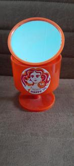Vintage Oranje Spiegel Happy ijs, Ophalen of Verzenden, Huis en Inrichting