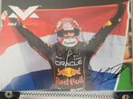 Max Verstappen handtekening kaart, Verzamelen, Automerken, Motoren en Formule 1, Ophalen of Verzenden, Zo goed als nieuw, Formule 1