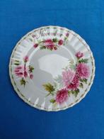 Royal Albert Flower of the month series gebakschotel novembe, Ophalen, Zo goed als nieuw, Bord(en), Overige stijlen