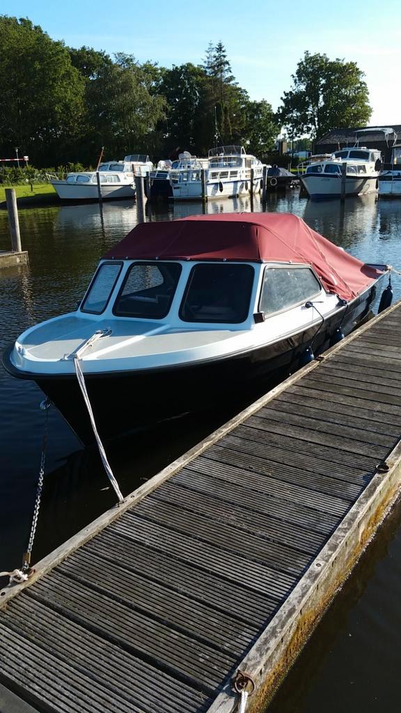Rana 17 - lees goed, Watersport en Boten, Motorboten en Motorjachten, Gebruikt, Polyester, Tot 6 meter, Benzine, Buitenboordmotor