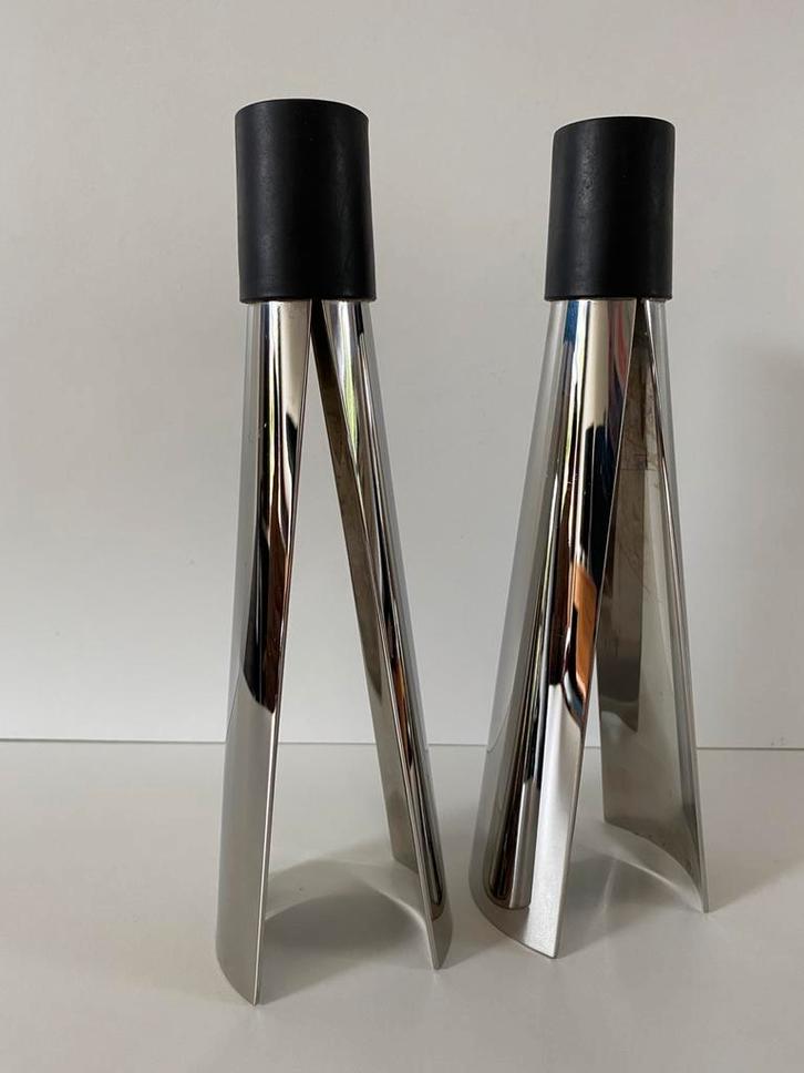 Bruno Ninaber. Twee designkandelaars., Antiek en Kunst, Kunst | Designobjecten, Ophalen of Verzenden