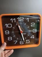 Inproco vintage retro jaren 60 70 klok, Ophalen of Verzenden, Zo goed als nieuw, Wandklok