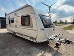 Fendt Saphir 515 SKM, stapelbed, Caravans en Kamperen, Treinzit, Particulier, Dwarsbed, Schokbreker