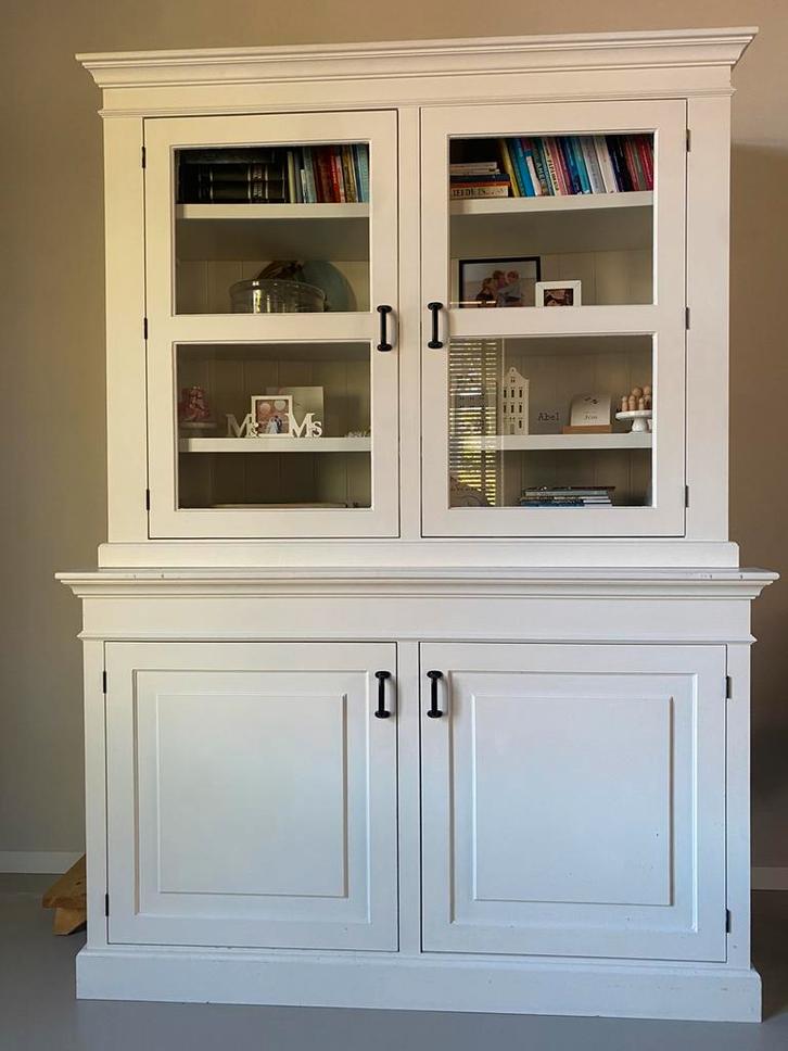 Mooie handgemaakte kast, Huis en Inrichting, Kasten | Vitrinekasten, Gebruikt, 200 cm of meer, 100 tot 150 cm, 50 tot 75 cm, Met deur(en)