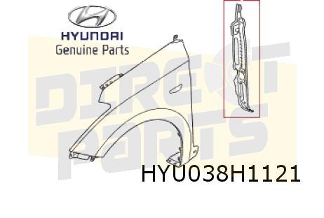 Hyundai i30 4/17-7/20 (HB en Wagon) isolatie voorscherm Link, Auto-onderdelen, Carrosserie en Plaatwerk, Spatbord, Hyundai, Nieuw