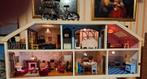 Fraai Lundby poppenhuis, volledig ingericht, Verzamelen, Poppenhuizen en Toebehoren, Ophalen, Gebruikt, Poppenhuis
