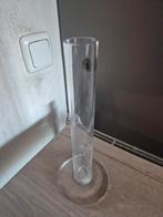 Cilinder vaas, Huis en Inrichting, Woonaccessoires | Vazen, Ophalen of Verzenden, Overige kleuren, Glas, Minder dan 50 cm