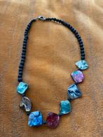 Vintage Parelmoer Ketting, Ophalen of Verzenden, Gebruikt, Overige kleuren, Overige materialen