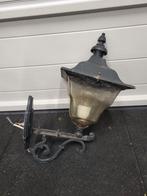 Vintage buitenlamp made in Italy aluminium + glas. Retro, Ophalen, Gebruikt, Aluminium, Wandlamp