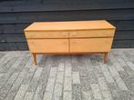 Vintage lowboard dressoir, Huis en Inrichting, Zo goed als nieuw, 25 tot 50 cm, Overige houtsoorten, Met klep(pen)