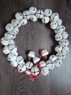 Kerstkrans met witte bellen, Ophalen of Verzenden, Zo goed als nieuw