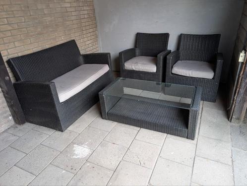 P&R design tuinset loungeset, Tuin en Terras, Tuinsets en Loungesets, Gebruikt, Kunststof, Bank, Ophalen