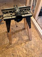 Freestafel op poten met bovenfrees, Doe-het-zelf en Verbouw, Draaibanken, Ophalen, Gebruikt, Freesbank, Minder dan 500 mm