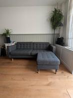 Ikea 3 zits bank met voeten bankje., Ophalen, Gebruikt