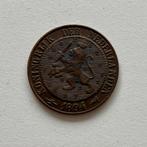 Nederland 2,5 cent 1894 in kwaliteit Prachtig, Postzegels en Munten, Munten | Nederland, Verzenden, Koningin Wilhelmina, Overige waardes