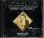 Claustrum Beatitudinis - Laude Latine / Cantilena Antiqua, Cd's en Dvd's, Ophalen of Verzenden, Vocaal, Middeleeuwen en Renaissance