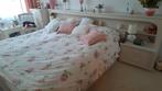 Komplete slaapkamer met tweepersoonsbed, Huis en Inrichting, Slaapkamer | Bedden, -, 180 cm, Gebruikt, Wit