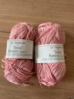 Go Handmade Tencel Bamboo Garen - Lichtroze, Ophalen of Verzenden, Nieuw, Breien of Haken, Wol of Garen