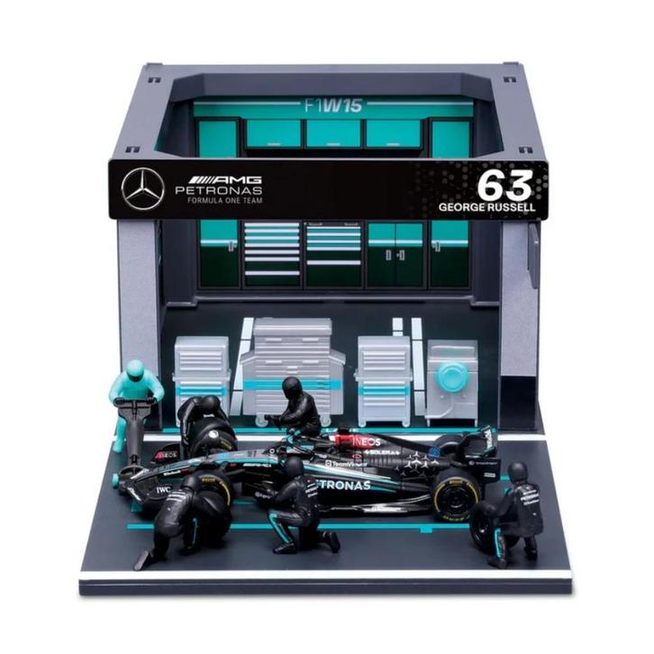 39648: Pit stop set - Mercedes-AMG W15 - G.Russel - 2024, Hobby en Vrije tijd, Modelauto's | 1:43, Nieuw, Auto, Overige merken
